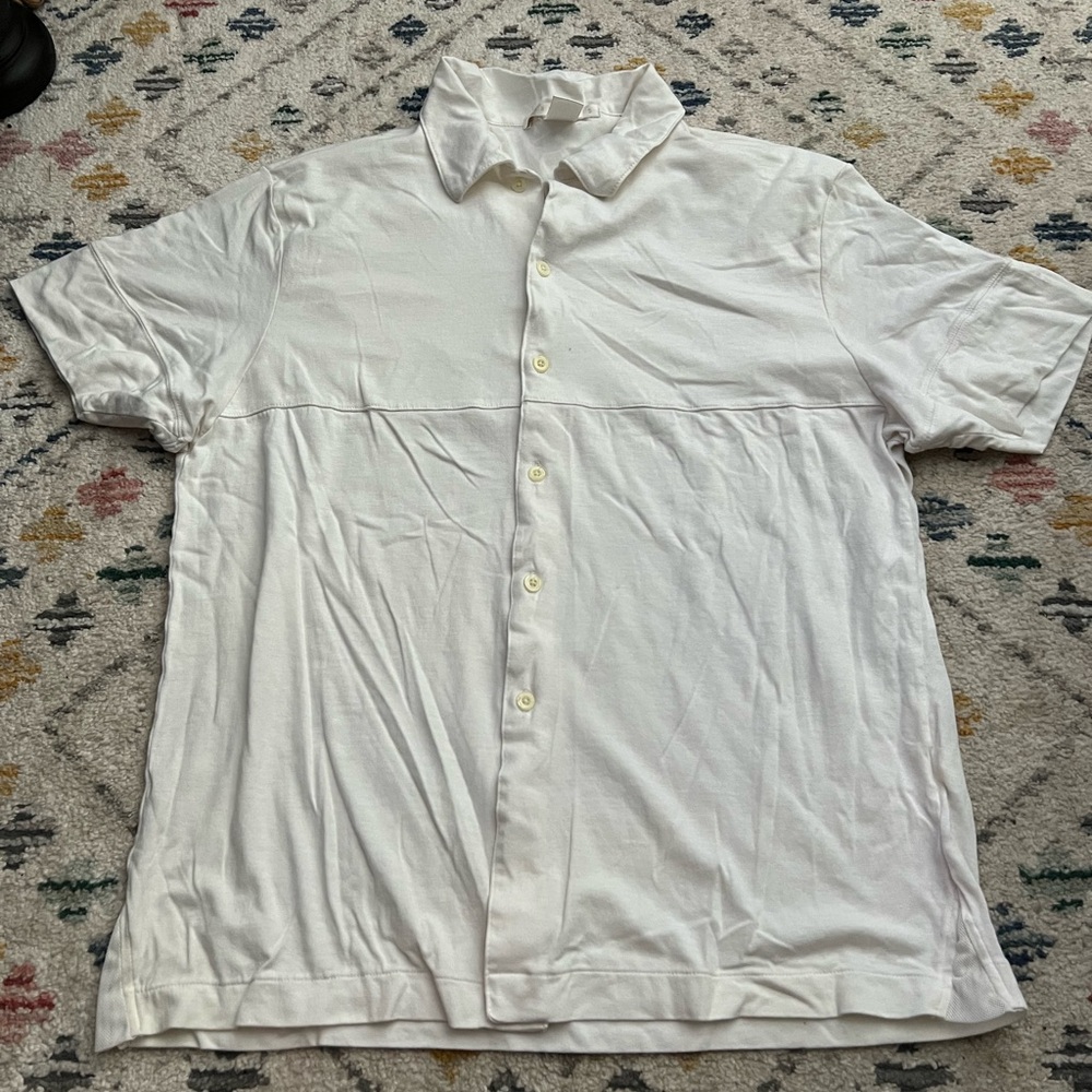 XL Perry Ellis Classic White Men's Shirt